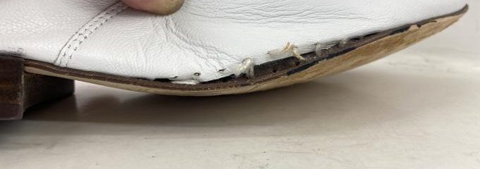 レペット（reppet）靴底チェーンステッチ縫い合わせ修理